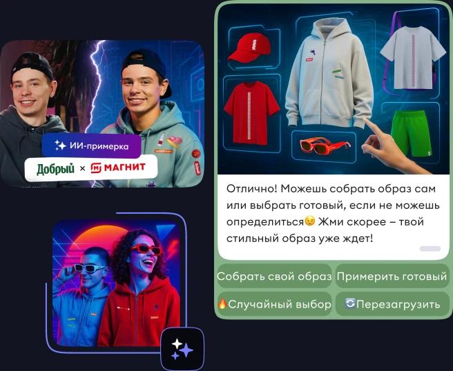 AI-фотобот «Добрый Мода» в Telegram: подбор образа и сгенерированные изображения
