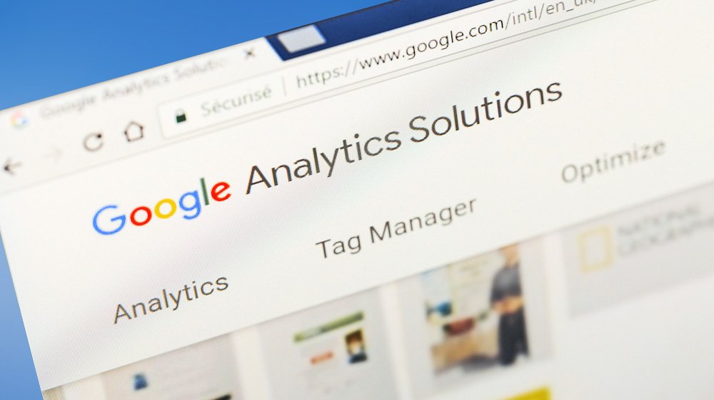 Testing the site in Google Analytics